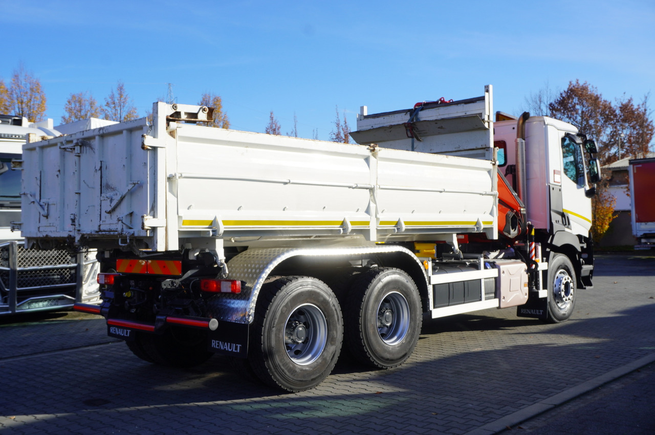RENAULT C380 E6 6×4 / HDS Fassi F135 2700 MTH / Range 8 m / 5.6 t lifting capacity / 3-side tipper / Bortmatic - Truk derek: gambar 4 RENAULT C380 E6 6×4 / HDS Fassi F135 2700 MTH / Range 8 m / 5.6 t lifting capacity / 3-side tipper / Bortmatic - Truk derek: gambar 4