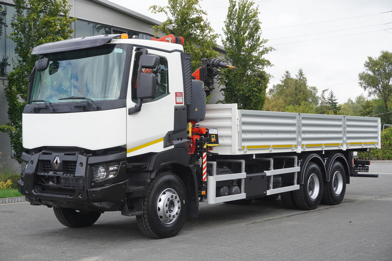 RENAULT K380 6×4 / FASSI F175 crane 7.85 t / 120 thousand km! / 2-sided tipper - Truk derek: gambar 3 RENAULT K380 6×4 / FASSI F175 crane 7.85 t / 120 thousand km! / 2-sided tipper - Truk derek: gambar 3