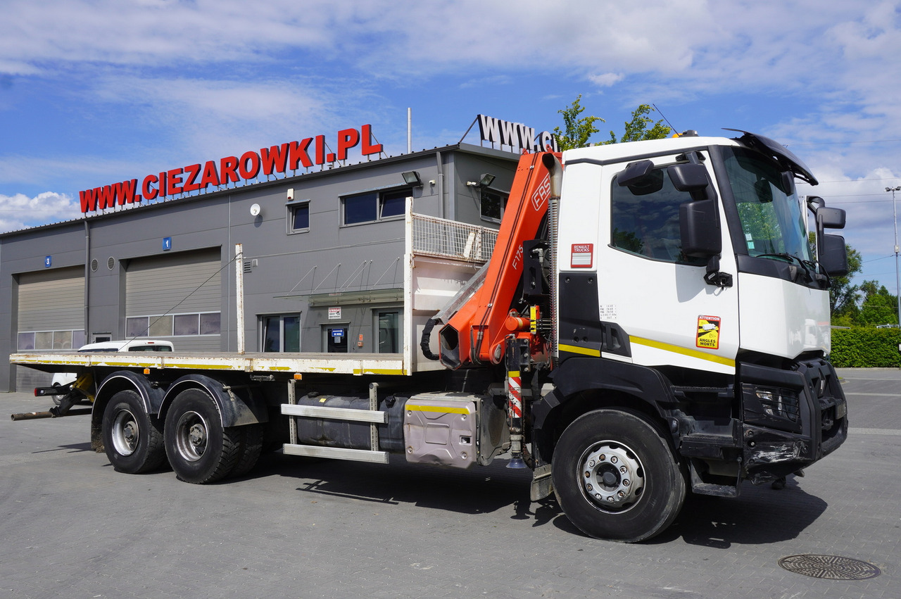 RENAULT K380 6x4 / FASSI F175 crane 7.85 t / 120 thousand km - Truk flatbed, Truk derek: gambar 4 RENAULT K380 6x4 / FASSI F175 crane 7.85 t / 120 thousand km - Truk flatbed, Truk derek: gambar 4