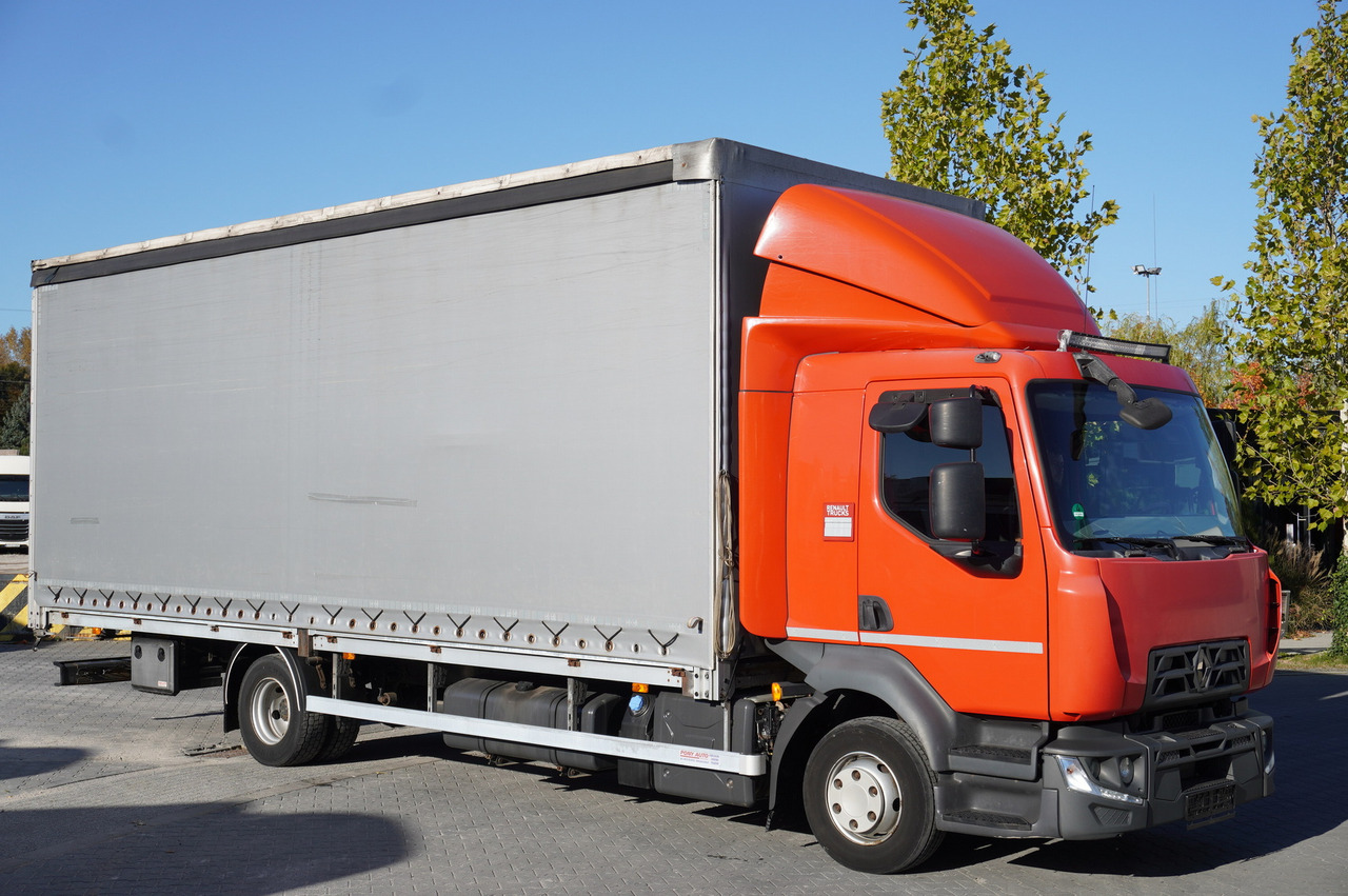 RENAULT Midlum 12.245 / dropside / sleeper / 18 pallets - Truk dengan terpal samping: gambar 2 RENAULT Midlum 12.245 / dropside / sleeper / 18 pallets - Truk dengan terpal samping: gambar 2