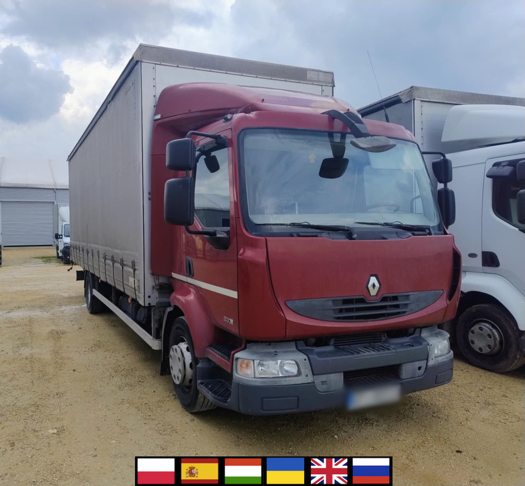RENAULT Midlum 300 / Curtain 18 EPAL / Sleeping cab - Truk dengan terpal samping: gambar 1 RENAULT Midlum 300 / Curtain 18 EPAL / Sleeping cab - Truk dengan terpal samping: gambar 1