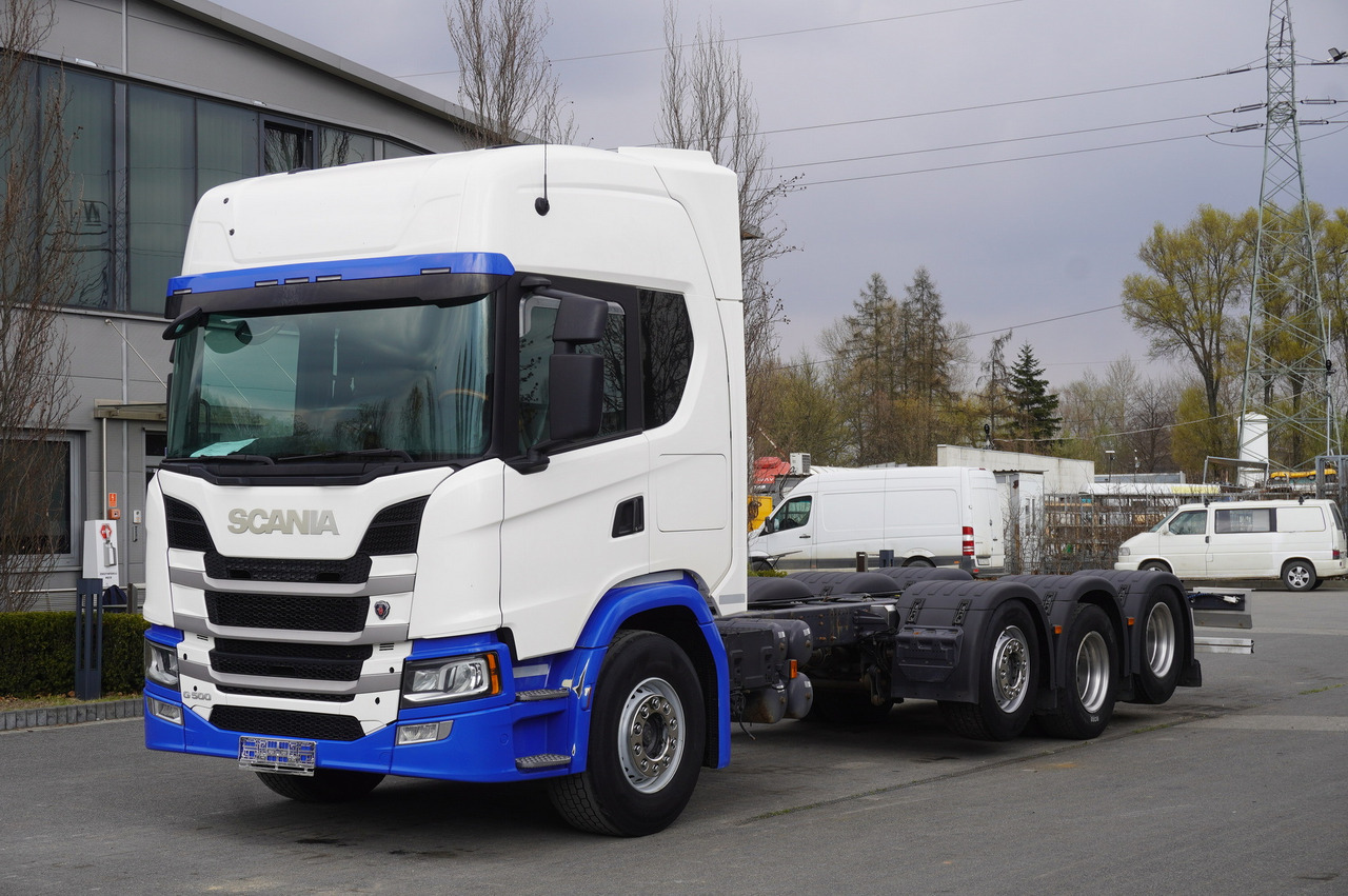 SCANIA G500 8x2 / 2nd axis steered / Chassis 8.35 m / 2021 - Truk sasis: gambar 1 SCANIA G500 8x2 / 2nd axis steered / Chassis 8.35 m / 2021 - Truk sasis: gambar 1