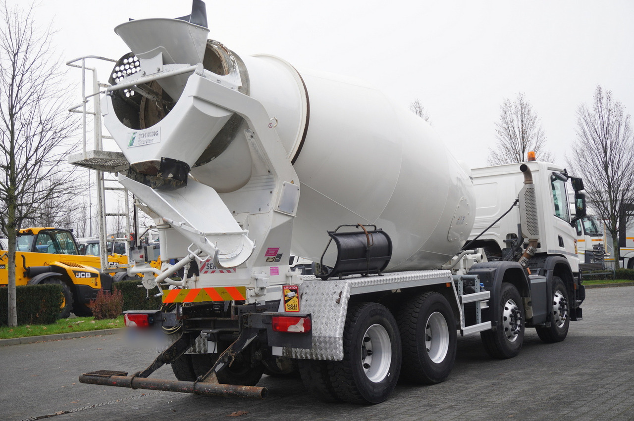 SCANIA P410 XT 8x4 / 80 tho. km!!! / SCHWING-STATTER AM 9 FHC 9 m3 concrete mixer - Truk pengaduk beton: gambar 3 SCANIA P410 XT 8x4 / 80 tho. km!!! / SCHWING-STATTER AM 9 FHC 9 m3 concrete mixer - Truk pengaduk beton: gambar 3