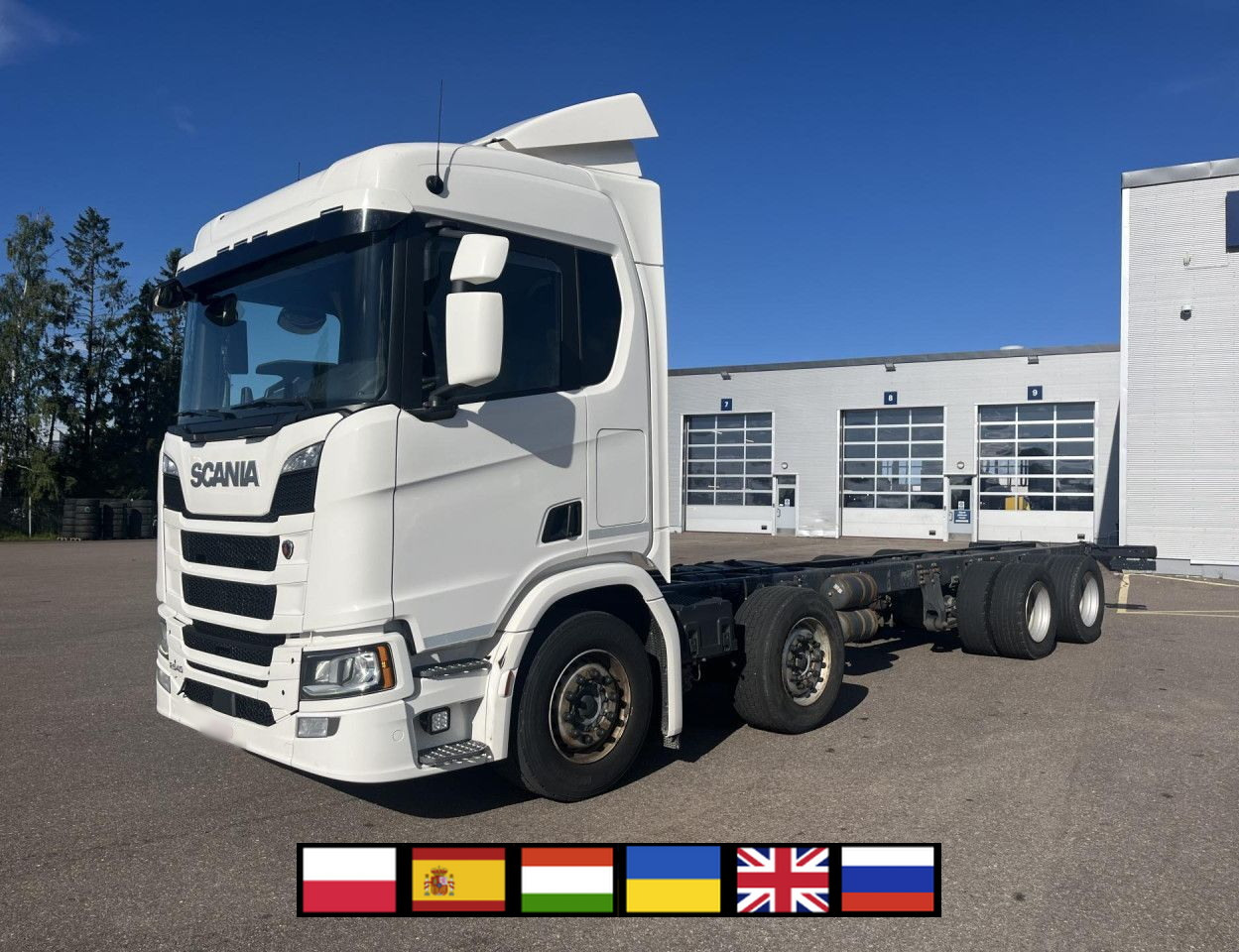 SCANIA R 540 B8x4NB / Truck chassis / Sleeper cab - Truk derek: gambar 1 SCANIA R 540 B8x4NB / Truck chassis / Sleeper cab - Truk derek: gambar 1