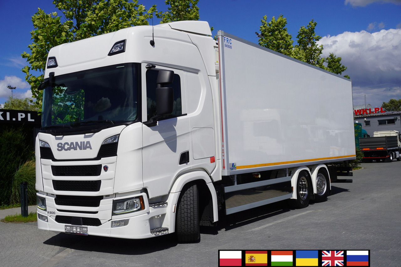 SCANIA R500 / Lecapitaine refrigerator 20 EPAL / Carrier Supra 950 / Steered 3rd axle - Truk berpendingin: gambar 1 SCANIA R500 / Lecapitaine refrigerator 20 EPAL / Carrier Supra 950 / Steered 3rd axle - Truk berpendingin: gambar 1