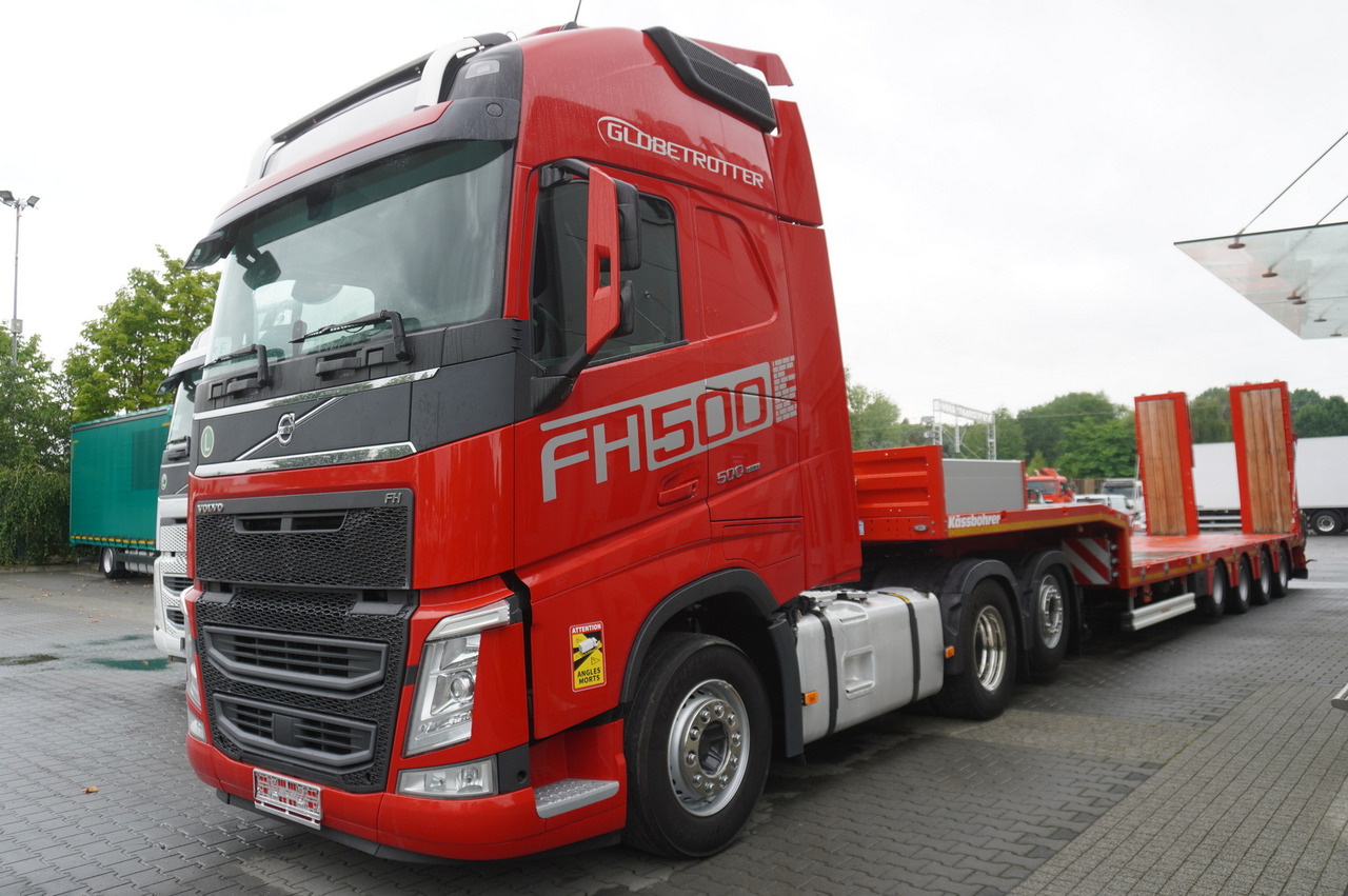 VOLVO FH 500 / BRAND-NEW Kässbohrer LB3E low-bed semi-trailer / 500 HP - Truk pengangkut mobil: gambar 2 VOLVO FH 500 / BRAND-NEW Kässbohrer LB3E low-bed semi-trailer / 500 HP - Truk pengangkut mobil: gambar 2