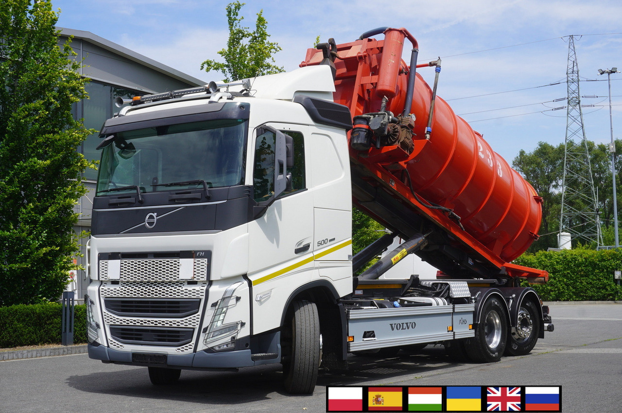 VOLVO Volvo FH 500 / Septic barrel 13000 l / Hook lift 21 t / 2022 / 3rd axle steered / 2 units - Kapal tanker bubur: gambar 1 VOLVO Volvo FH 500 / Septic barrel 13000 l / Hook lift 21 t / 2022 / 3rd axle steered / 2 units - Kapal tanker bubur: gambar 1