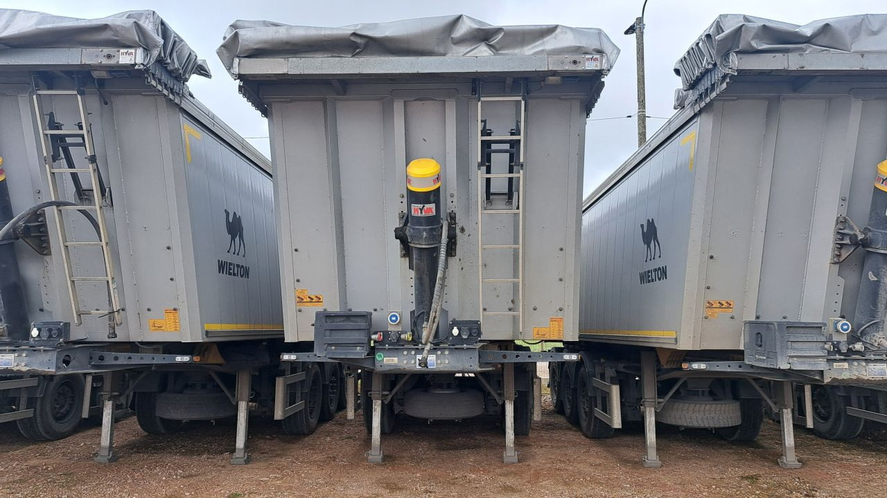 WIELTON NW-3 / weight 6.2 t / capacity 38m3 / Electrically folded roof / Teflon / 20 units, 2022 - Semi-trailer jungkit: gambar 2 WIELTON NW-3 / weight 6.2 t / capacity 38m3 / Electrically folded roof / Teflon / 20 units, 2022 - Semi-trailer jungkit: gambar 2