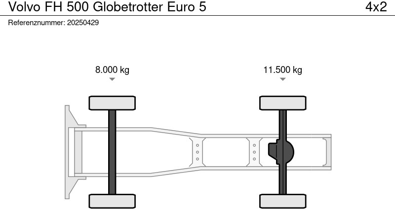 Volvo FH 500 Globetrotter Euro 5 - Tractor head: gambar 5 Volvo FH 500 Globetrotter Euro 5 - Tractor head: gambar 5