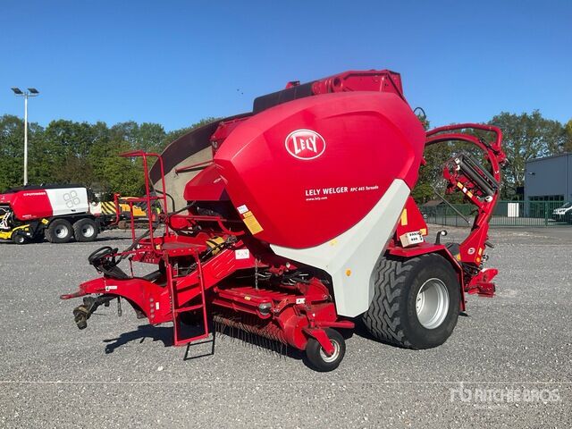 2012 Lely Welger RPC 445 Tornado Combination Baler Wrapper - Baler bulat, Pembungkus bale: gambar 1 2012 Lely Welger RPC 445 Tornado Combination Baler Wrapper - Baler bulat, Pembungkus bale: gambar 1
