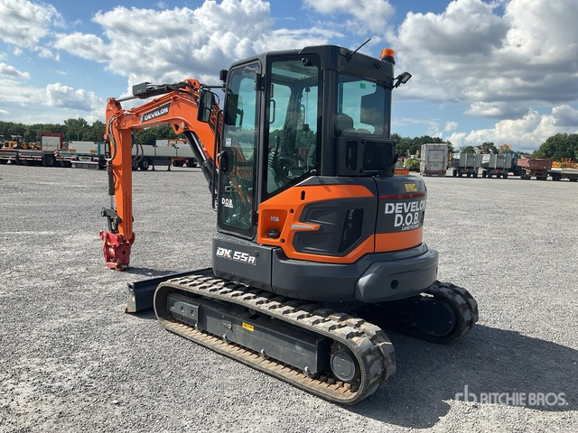 2023 Develon DX55R-7 Mini Excavator: <6.6t - Ekskavator mini: gambar 4 2023 Develon DX55R-7 Mini Excavator: <6.6t - Ekskavator mini: gambar 4