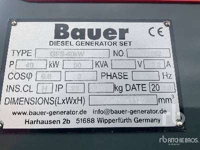 BAUER GENERATOREN GFS-40 ATS 50 kVA (Unused) - Genset: gambar 5 BAUER GENERATOREN GFS-40 ATS 50 kVA (Unused) - Genset: gambar 5