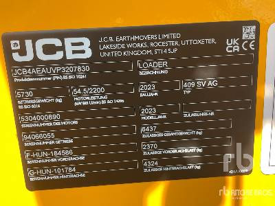 JCB 409 AGRI - Wheel loader: gambar 5 JCB 409 AGRI - Wheel loader: gambar 5