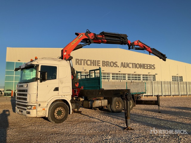 2003 Scania R124L 2007 Palfinger PK60002 19000 kg ... Flatbed Truck with Crane - Truk flatbed, Truk derek: gambar 2 2003 Scania R124L 2007 Palfinger PK60002 19000 kg ... Flatbed Truck with Crane - Truk flatbed, Truk derek: gambar 2
