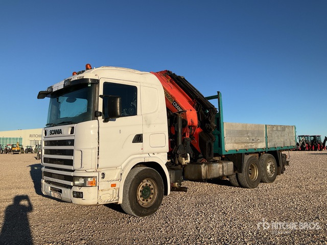 2003 Scania R124L 2007 Palfinger PK60002 19000 kg ... Flatbed Truck with Crane - Truk flatbed, Truk derek: gambar 3 2003 Scania R124L 2007 Palfinger PK60002 19000 kg ... Flatbed Truck with Crane - Truk flatbed, Truk derek: gambar 3