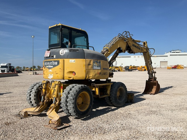 2007 Komatsu PW98MR6 Wheel Excavator - Ekskavator roda: gambar 4 2007 Komatsu PW98MR6 Wheel Excavator - Ekskavator roda: gambar 4