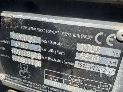 JAC CPCD 25 M - Forklift: gambar 5 JAC CPCD 25 M - Forklift: gambar 5