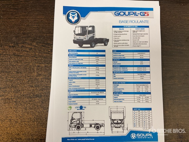 2020 Goupil G5E 4x2 Electric Utility Vehicle - Kendaraan Kota/ Khusus: gambar 5 2020 Goupil G5E 4x2 Electric Utility Vehicle - Kendaraan Kota/ Khusus: gambar 5