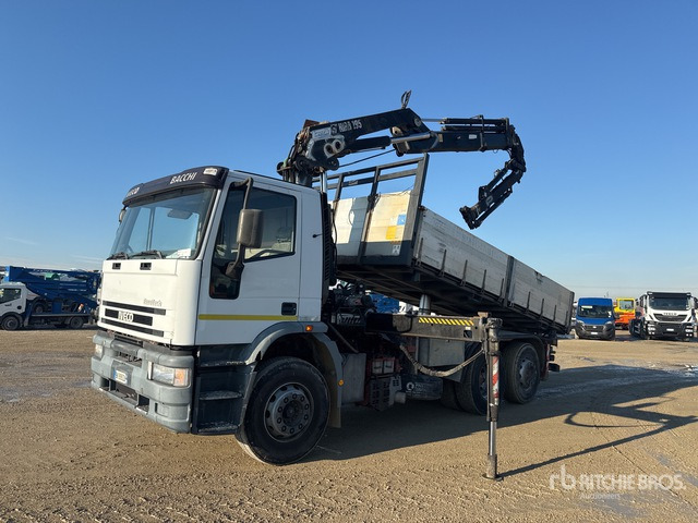 1997 Iveco MT190E30 1996 Hiab 195-4 6500 kg on 6x2 Dump Truck with Crane - Truk jungkit: gambar 1 1997 Iveco MT190E30 1996 Hiab 195-4 6500 kg on 6x2 Dump Truck with Crane - Truk jungkit: gambar 1