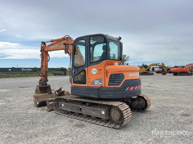 2009 Doosan DX80R Escavatore cingolato - Ekskavator perayap: gambar 4 2009 Doosan DX80R Escavatore cingolato - Ekskavator perayap: gambar 4