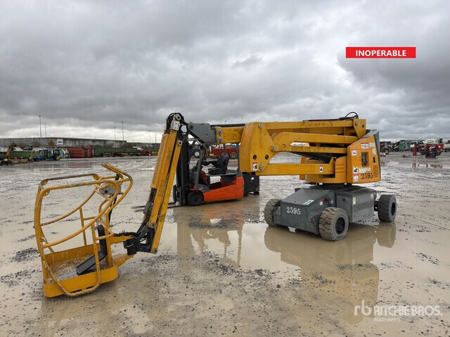 2009 Haulotte HA15IP Electric (Inoperable) Articulating Boom Lift - Boom artikulasi: gambar 1 2009 Haulotte HA15IP Electric (Inoperable) Articulating Boom Lift - Boom artikulasi: gambar 1