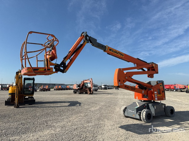 2011 Haulotte HA15IP Electric Articulating Boom Lift - Boom artikulasi: gambar 1 2011 Haulotte HA15IP Electric Articulating Boom Lift - Boom artikulasi: gambar 1