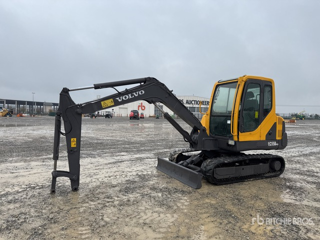 2015 Volvo EC55B Mini Excavator: <6.6t - Ekskavator mini: gambar 2 2015 Volvo EC55B Mini Excavator: <6.6t - Ekskavator mini: gambar 2