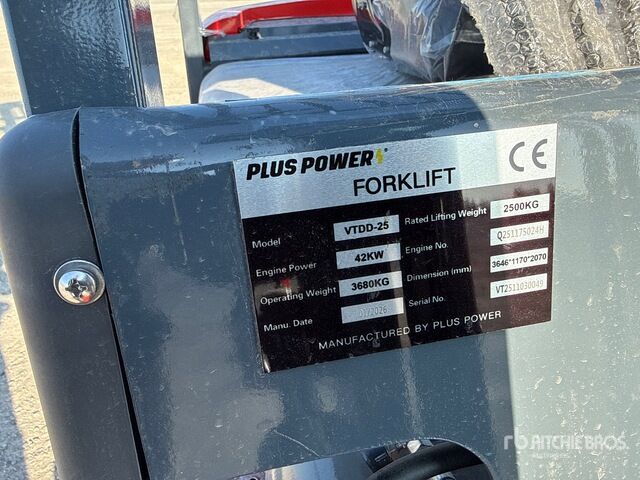 2026 Plus Power VTDD 25 (Unused) Forklift - Forklift diesel: gambar 5 2026 Plus Power VTDD 25 (Unused) Forklift - Forklift diesel: gambar 5