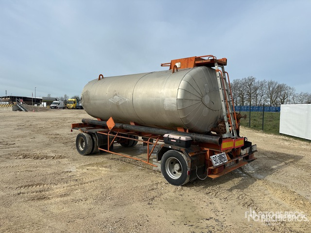 1988 Secmair Original 9500 gal Remorque Citerne A Bitume Asphalt Tank Trailer - Trailer tangki: gambar 4 1988 Secmair Original 9500 gal Remorque Citerne A Bitume Asphalt Tank Trailer - Trailer tangki: gambar 4