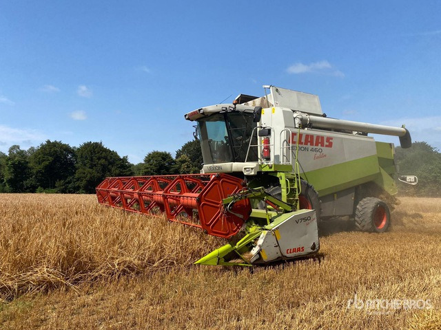 2003 Claas Lexion 460 Evolution Caterpillar C9 engine, with hea ... Combine Harvester - Pemanen gabungan: gambar 2 2003 Claas Lexion 460 Evolution Caterpillar C9 engine, with hea ... Combine Harvester - Pemanen gabungan: gambar 2