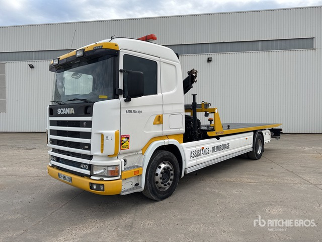 2003 Scania 4x2 Depanneuse Avec Grue Fassi ... Rollback Truck - Mobil derek: gambar 1 2003 Scania 4x2 Depanneuse Avec Grue Fassi ... Rollback Truck - Mobil derek: gambar 1