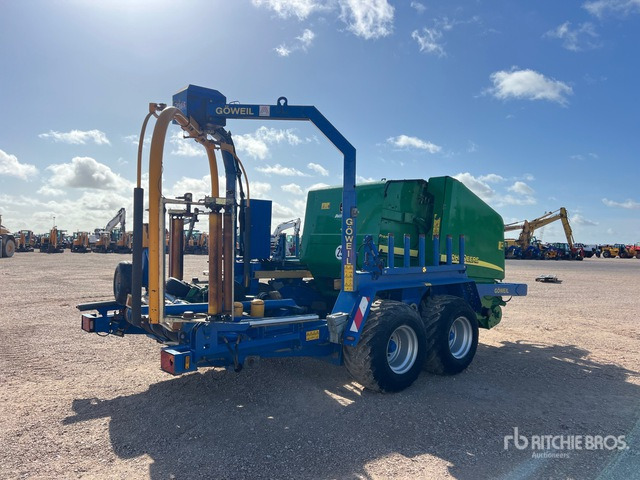 2007 John Deere 578 Enrubanneuse Combination Baler Wrapper - Baler bulat, Pembungkus bale: gambar 3 2007 John Deere 578 Enrubanneuse Combination Baler Wrapper - Baler bulat, Pembungkus bale: gambar 3