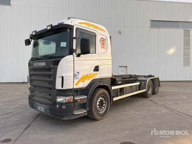2007 Scania R420 6x2 Camion Ampliroll 6x2 Roll-Off Truck - Hook lift: gambar 1 2007 Scania R420 6x2 Camion Ampliroll 6x2 Roll-Off Truck - Hook lift: gambar 1