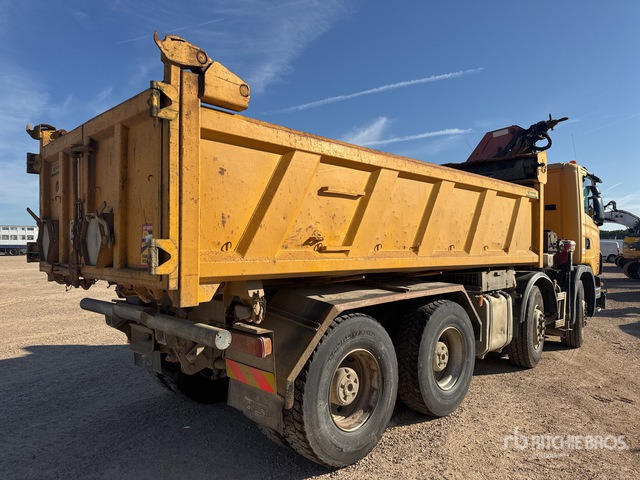 2009 Scania G420 2008 HMF 1720K2 3610 kg Articul ... Dump Truck with Crane - Truk jungkit, Truk derek: gambar 3 2009 Scania G420 2008 HMF 1720K2 3610 kg Articul ... Dump Truck with Crane - Truk jungkit, Truk derek: gambar 3
