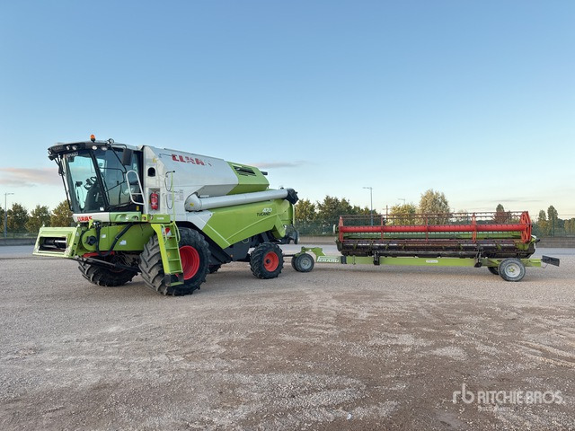 2012 Claas Tucano 470 Moissonneuse-Batteuse Combine Harvester - Pemanen gabungan: gambar 1 2012 Claas Tucano 470 Moissonneuse-Batteuse Combine Harvester - Pemanen gabungan: gambar 1