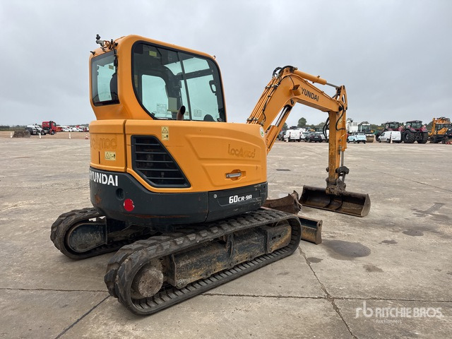 2017 Hyundai R60CR-9A Mini-Pelle Mini Excavator:  <6.6t - Ekskavator mini: gambar 4 2017 Hyundai R60CR-9A Mini-Pelle Mini Excavator:  <6.6t - Ekskavator mini: gambar 4