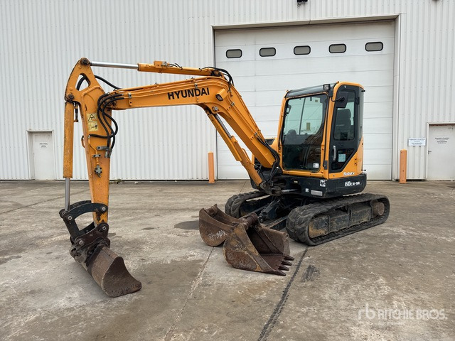 2017 Hyundai R60CR-9A Mini-Pelle Mini Excavator:  <6.6t - Ekskavator mini: gambar 1 2017 Hyundai R60CR-9A Mini-Pelle Mini Excavator:  <6.6t - Ekskavator mini: gambar 1