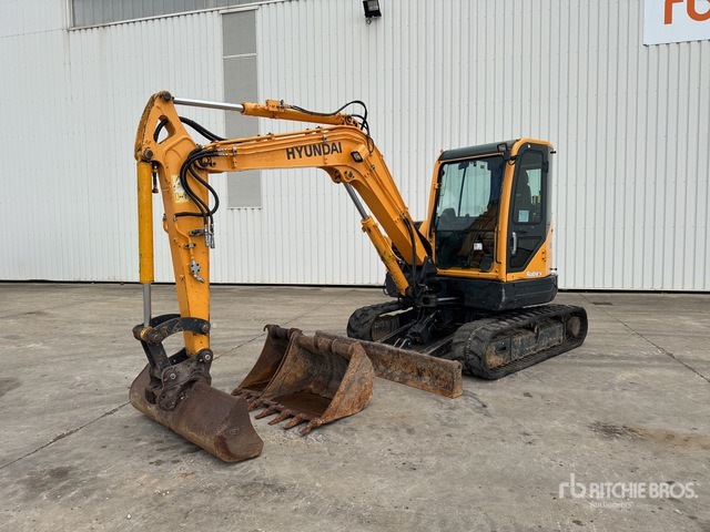 2017 Hyundai R60CR-9A Mini-Pelle Mini Excavator:  <6.6t - Ekskavator mini: gambar 2 2017 Hyundai R60CR-9A Mini-Pelle Mini Excavator:  <6.6t - Ekskavator mini: gambar 2