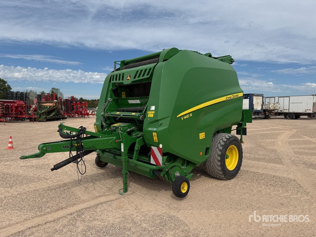 2019 John Deere V461R Presse A Bale Ronde S/A Round Baler - Baler bulat: gambar 2 2019 John Deere V461R Presse A Bale Ronde S/A Round Baler - Baler bulat: gambar 2