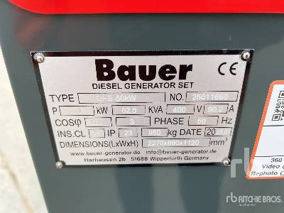 BAUER GFS-50KW 62.5 kVA Mobile (Unused) - Genset: gambar 5 BAUER GFS-50KW 62.5 kVA Mobile (Unused) - Genset: gambar 5