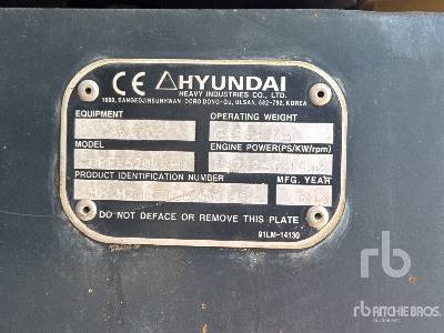 HYUNDAI R520LC-9 VG Pelle Sur Chenilles - Ekskavator perayap: gambar 5 HYUNDAI R520LC-9 VG Pelle Sur Chenilles - Ekskavator perayap: gambar 5