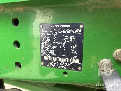 JOHN DEERE 6110R 4x4 Tracteur Agricole - Traktor: gambar 5 JOHN DEERE 6110R 4x4 Tracteur Agricole - Traktor: gambar 5