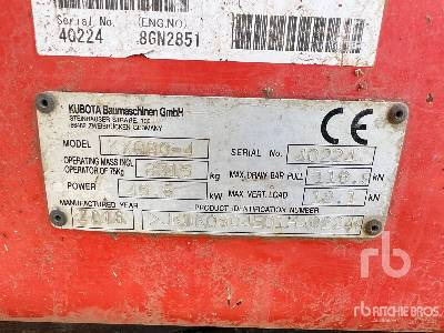 KUBOTA KX80-4 Pelle Sur Chenilles - Ekskavator perayap: gambar 5 KUBOTA KX80-4 Pelle Sur Chenilles - Ekskavator perayap: gambar 5