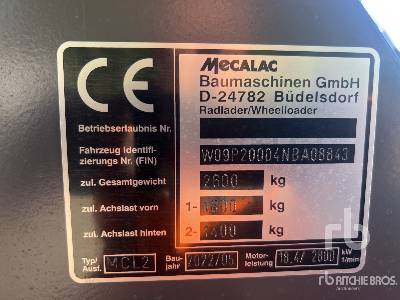 MECALAC MCL2 Chargeuse Compacte Sur Pneus (N ... - Skid steer: gambar 5 MECALAC MCL2 Chargeuse Compacte Sur Pneus (N ... - Skid steer: gambar 5