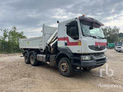 RENAULT KERAX 450DXI 6x4 Camion Benne Avec Grue - Truk jungkit, Truk derek: gambar 5 RENAULT KERAX 450DXI 6x4 Camion Benne Avec Grue - Truk jungkit, Truk derek: gambar 5