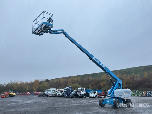 2014 Genie S-65 4WD Diesel Telescopic Boom Lift - Boom teleskopik: gambar 1 2014 Genie S-65 4WD Diesel Telescopic Boom Lift - Boom teleskopik: gambar 1