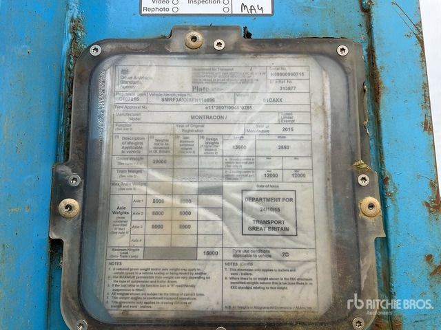 2015 Montracon 13.56 m T/A Flatbed Trailer - Trailer flatbed: gambar 5 2015 Montracon 13.56 m T/A Flatbed Trailer - Trailer flatbed: gambar 5