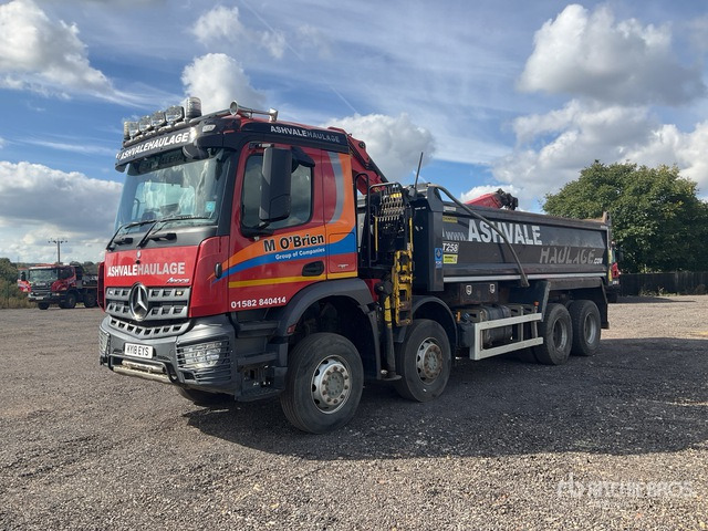 2018 Mercedes-Benz Arocs 8x4 Dump Truck with Crane - Truk jungkit: gambar 3 2018 Mercedes-Benz Arocs 8x4 Dump Truck with Crane - Truk jungkit: gambar 3