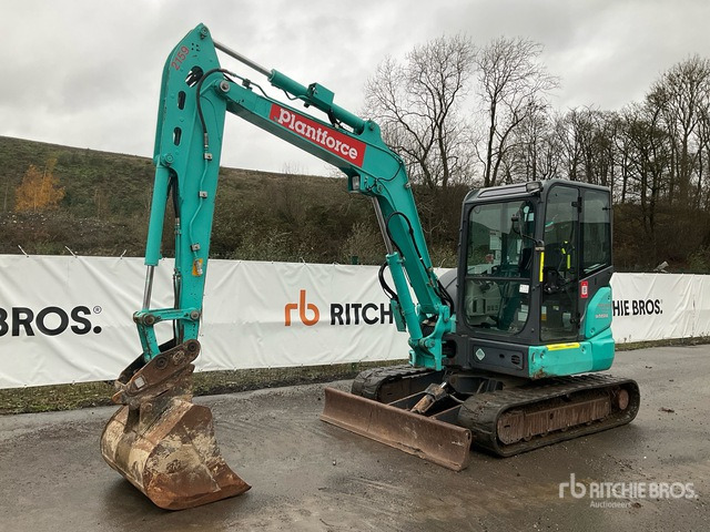 2019 Kobelco SK55SRX-6 Mini Excavator: <6.6t - Ekskavator mini: gambar 1 2019 Kobelco SK55SRX-6 Mini Excavator: <6.6t - Ekskavator mini: gambar 1