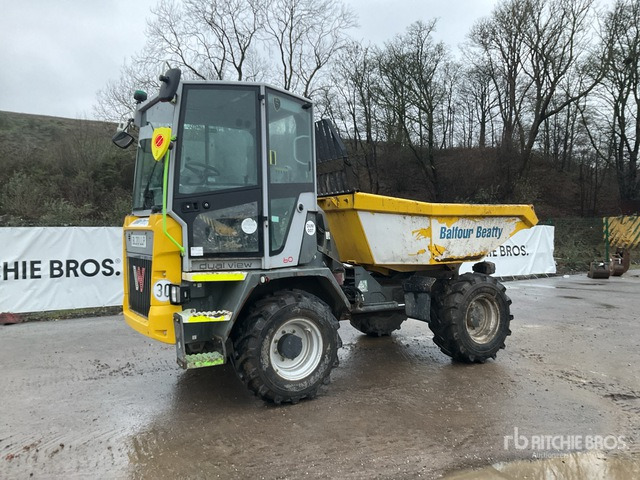 2020 Wacker Neuson DV60 6 ton 4x4 Swivel Dumper - Tempat sampah: gambar 2 2020 Wacker Neuson DV60 6 ton 4x4 Swivel Dumper - Tempat sampah: gambar 2